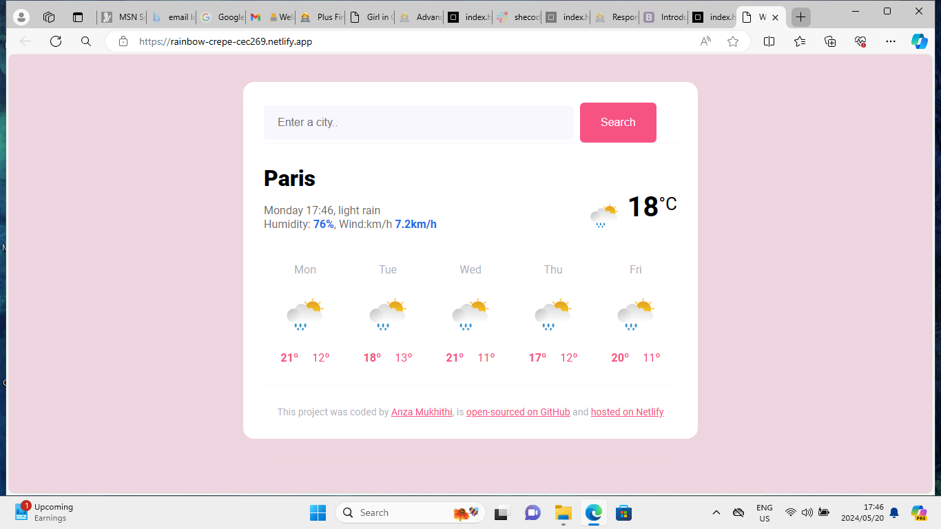 weather-app preview